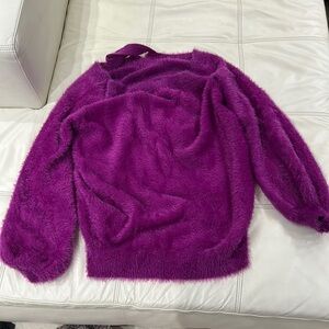 Purple Fluffy Shirt